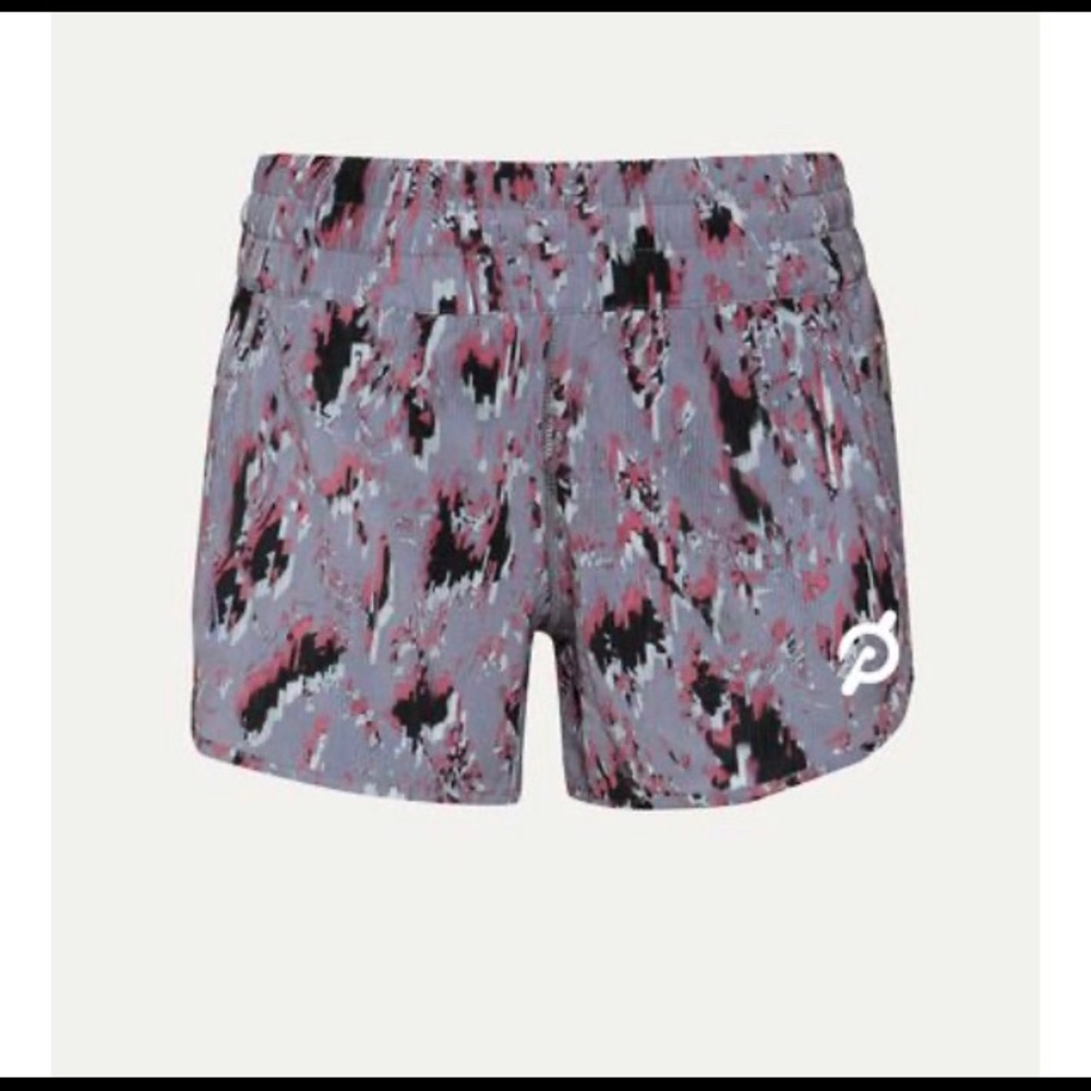 Lululemon track short peloton logo
